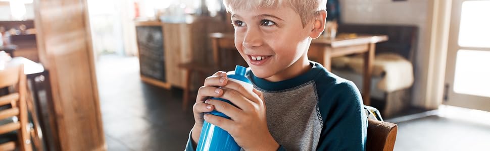 Mepal içecek şişesi, çocuklar için açılır su şişesi, okul, içme 