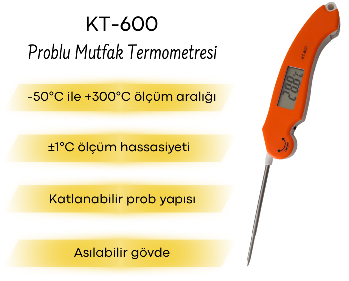 KT-600 Mutfak Termometresi Özellikleri