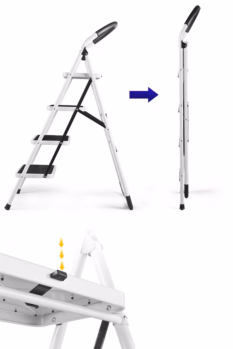 ozr collection 4 basamaklı merdiven, geniş merdiven, katlanır merdiven Ürün detayları 1