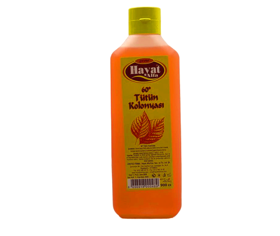 ANKAVERSE® HAYAT 900ML TÜTÜN KOLONYA BİDON