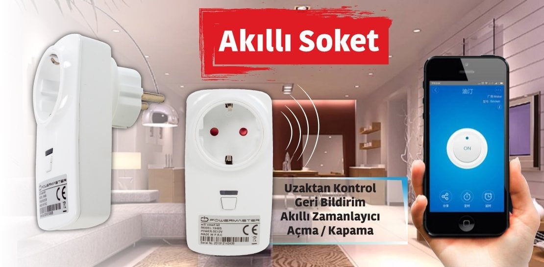 Powermaster Kameralı Smart Akıllı Ev Otomasyon ve Güvenlik Kiti