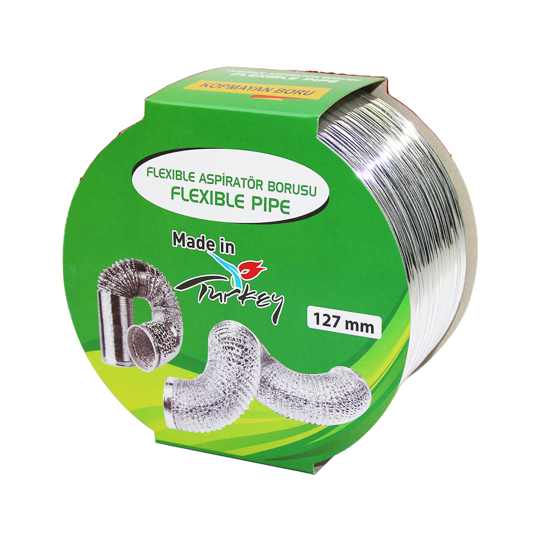ANKAVERSE Aspiratör Borusu 127mm x 1.5mt