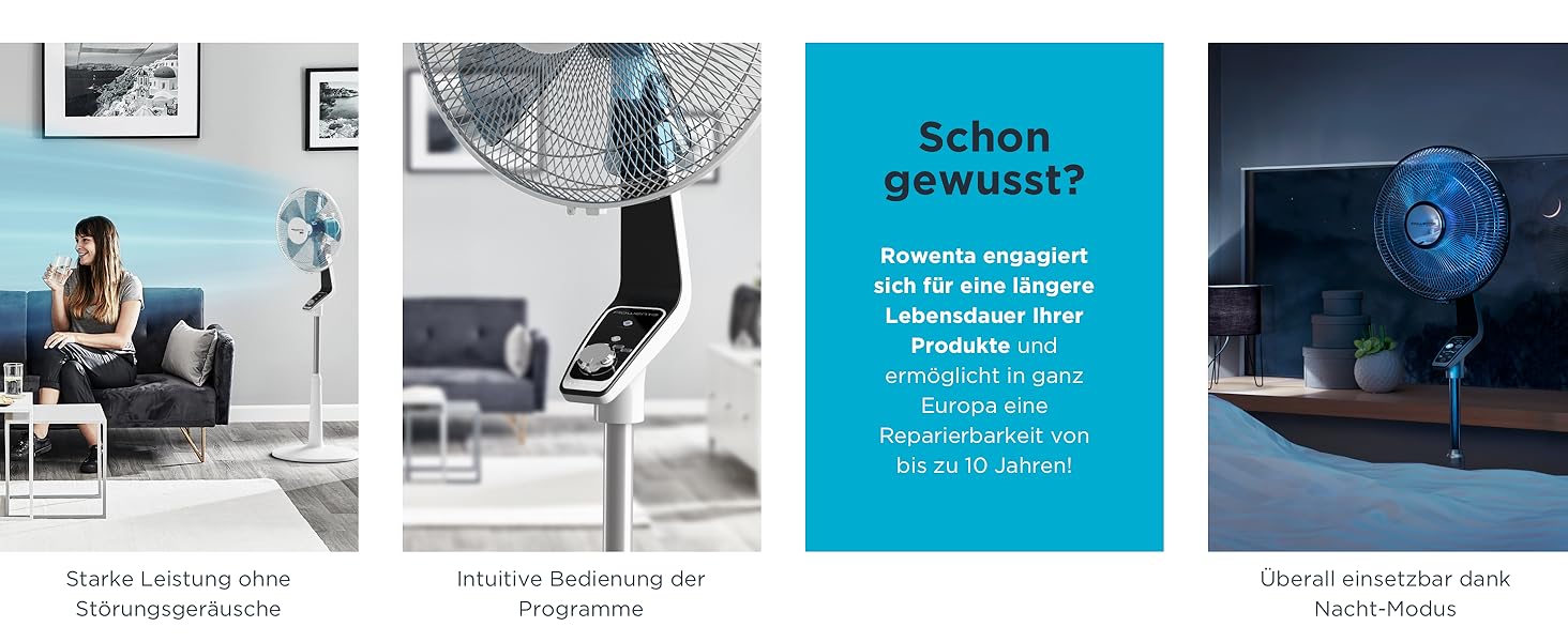 Rowenta VU5640 Turbo Silence Extreme+ Standventilator