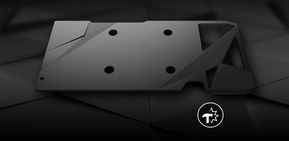 REINFORCING BACKPLATE