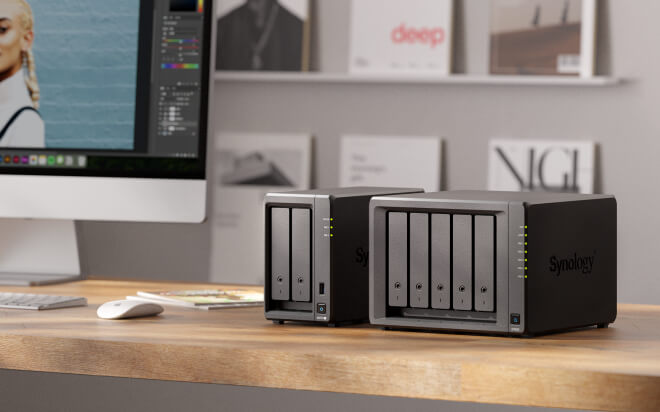 DS725+, 20 TB sürücüler kullanıldığında genişletme sonrası 140 TB'a kadar ham kapasiteyi destekler