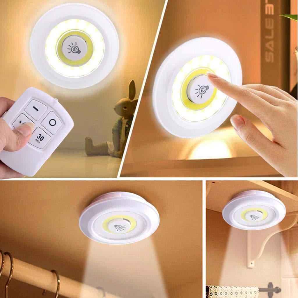 Uzaktan Kumandalı Yapışkanlı Led Spot Lamba kumanda