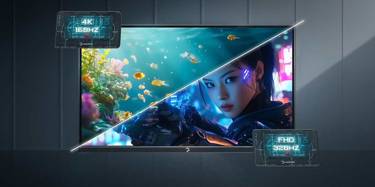 Gamepower Kaze Dual 27″ 0.5ms 4K 160Hz - Fhd 320Hz Fast IPS Fiyatı