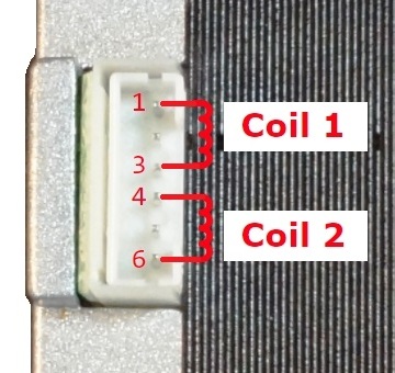 KS42STH40-1204A Step Motor - Konektör