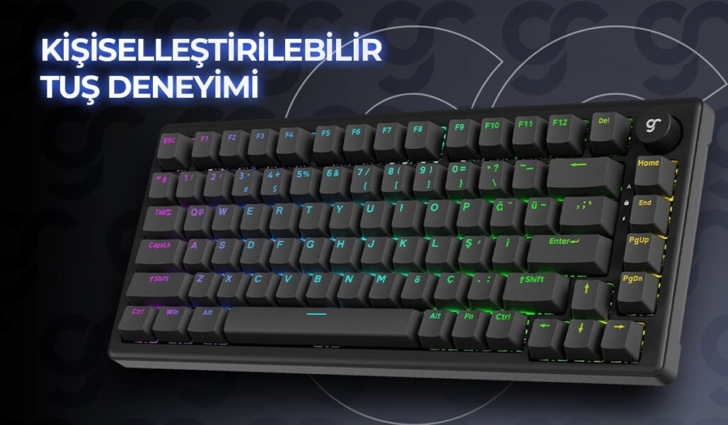 GameRaider K1 HE Grey Gaming Klavye H4