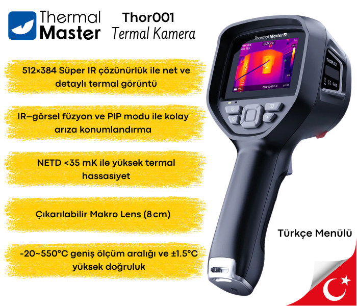 Thermal Master Thor001 Termal Kamera Özellikleri