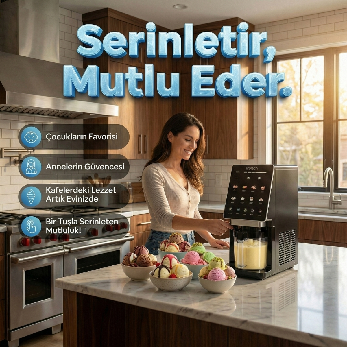 Icotech CM90 Dondurma Makinesi Ürününü İncele - Bilgi Al ve Sipariş Ver