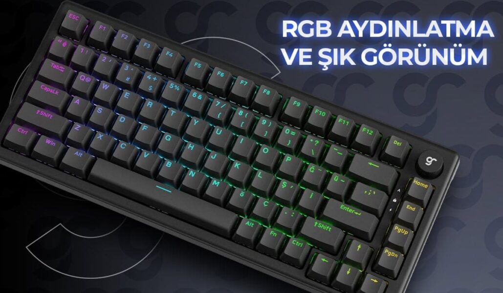 GameRaider K1 HE Grey Gaming Klavye H6