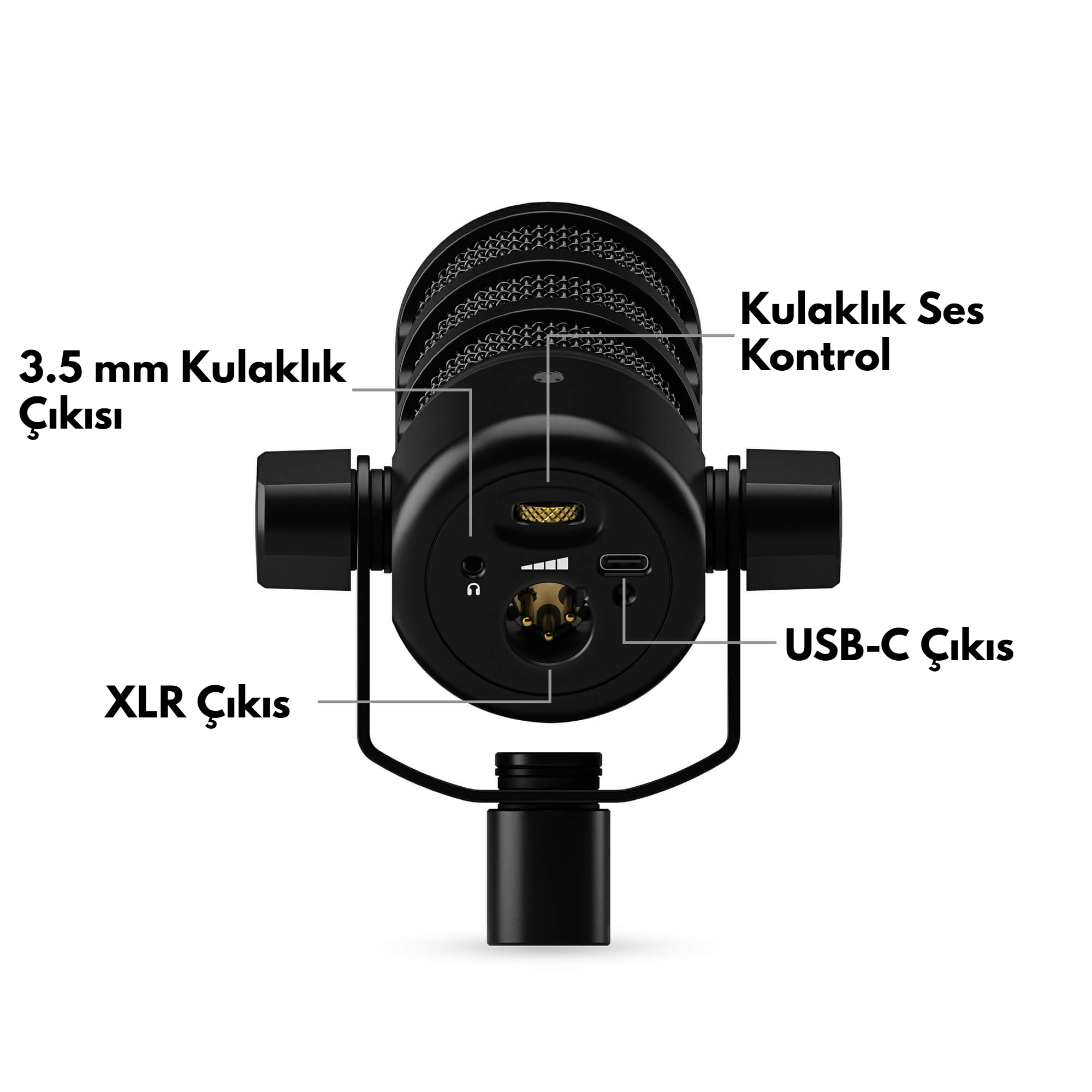 Rode PodeMic USB/XLR Dinamik Profesyonel Canli Yayın Mikrofonu