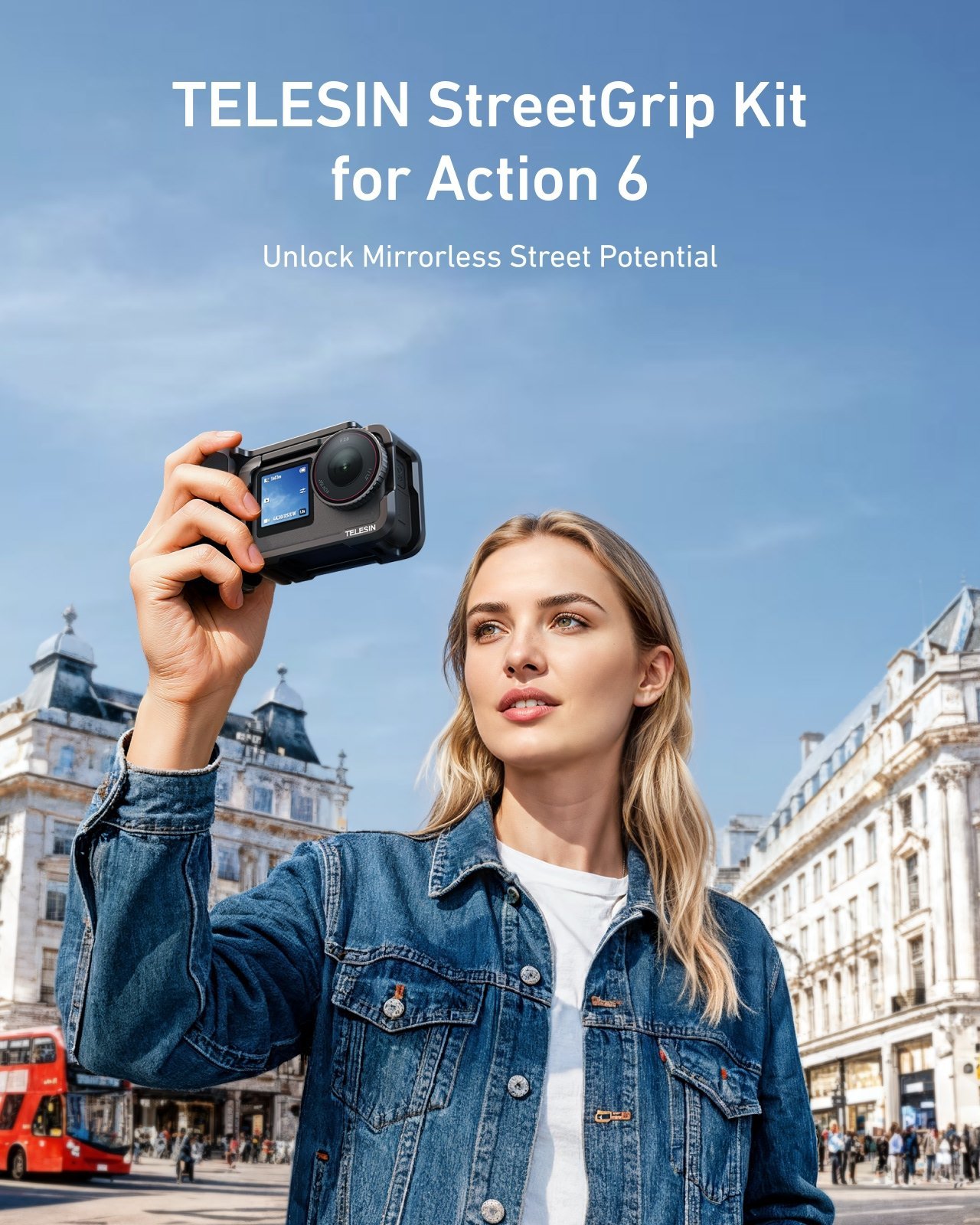 TELESIN Osmo Action 6 StreetGrip Kit
