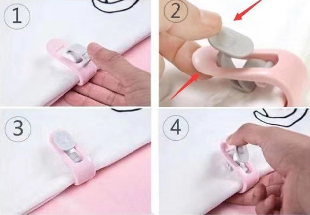 Mandallı Yorgan Sabitleme Klipsi Detay