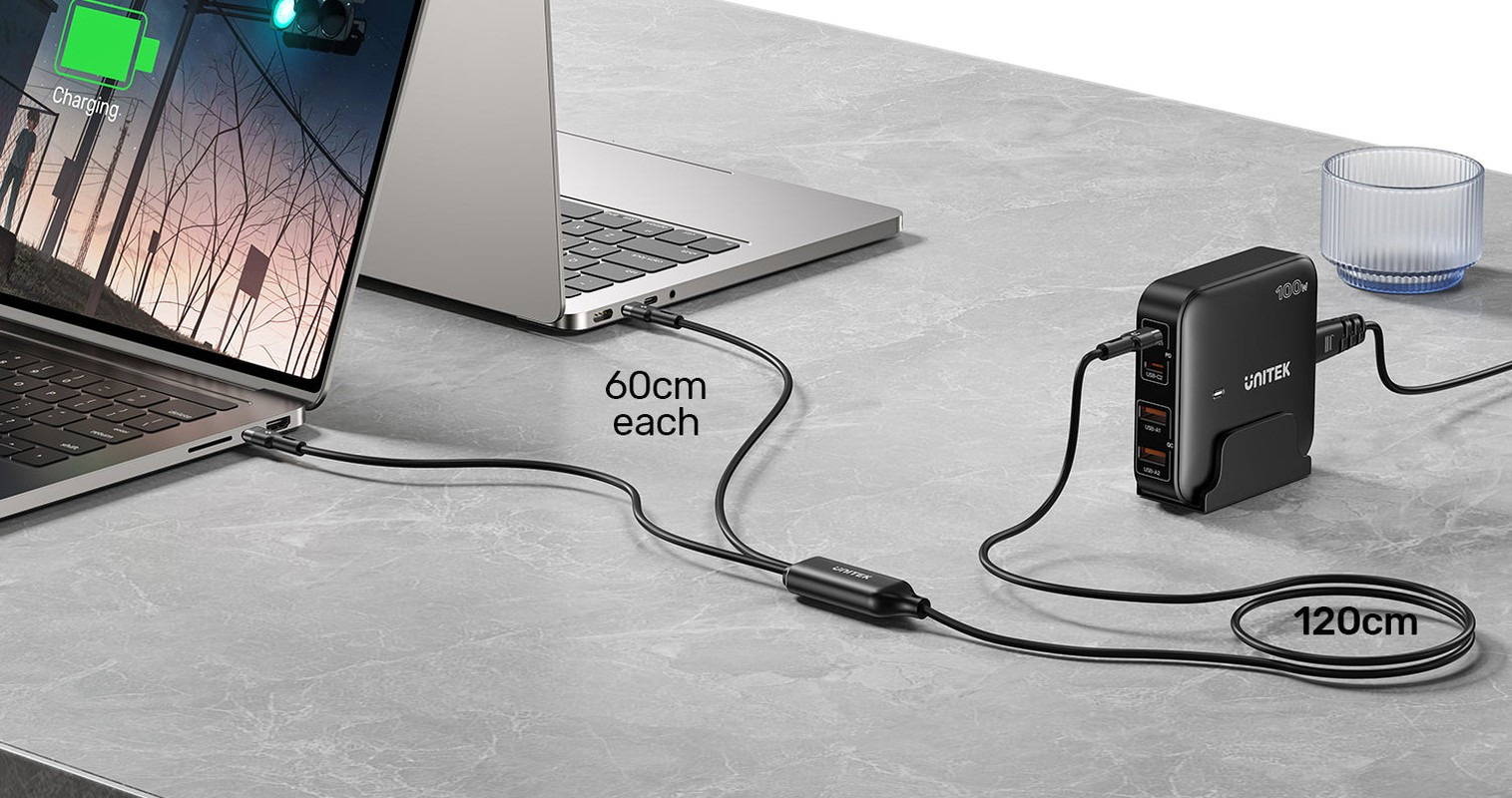 Unitek 2in1 Type-C Hızlı Şarj Kablosu