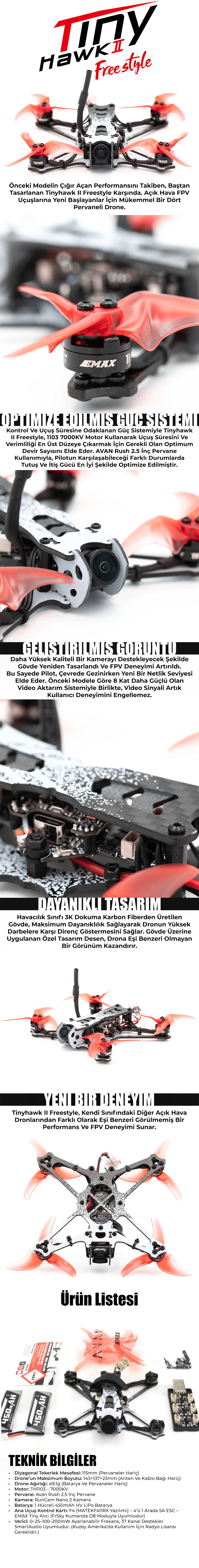 Emax Tinyhawk II Freestyle BNF Racing Drone