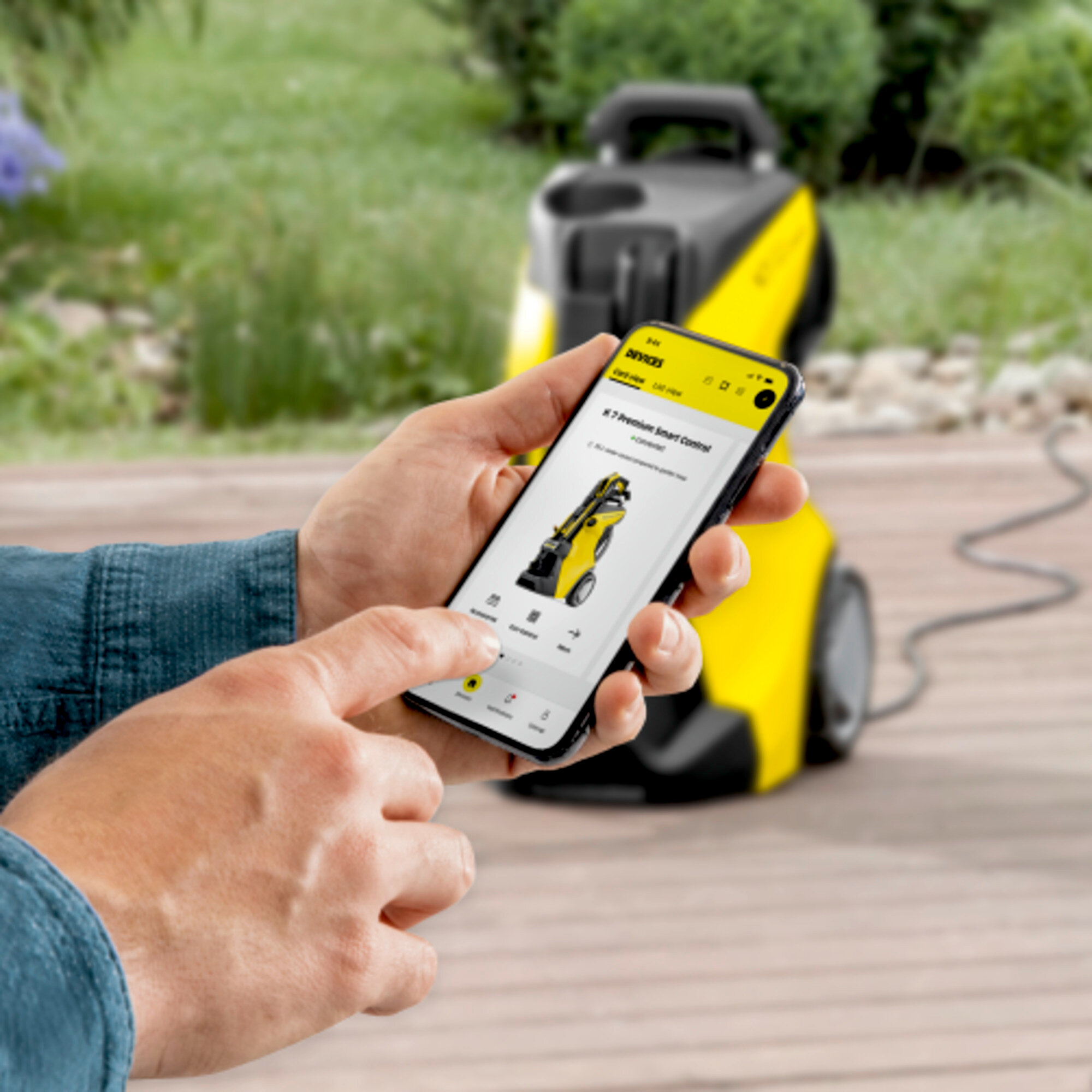 Basınçlı yıkayıcı K 5 Power Control Flex Home: Ev ve Bahçe uygulaması