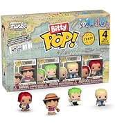 Funko Bitty Pop! Tek Parça - Luffy 4pk Ve Sürpriz Gizemli Mini Figür - 0,9 İnç (2,2 cm...