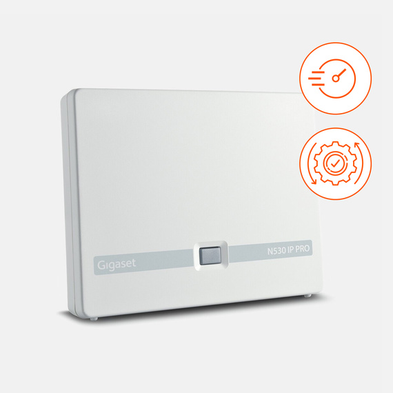 Gigaset N530 IP PRO, hız ve güvenilir performans simgeleriyle