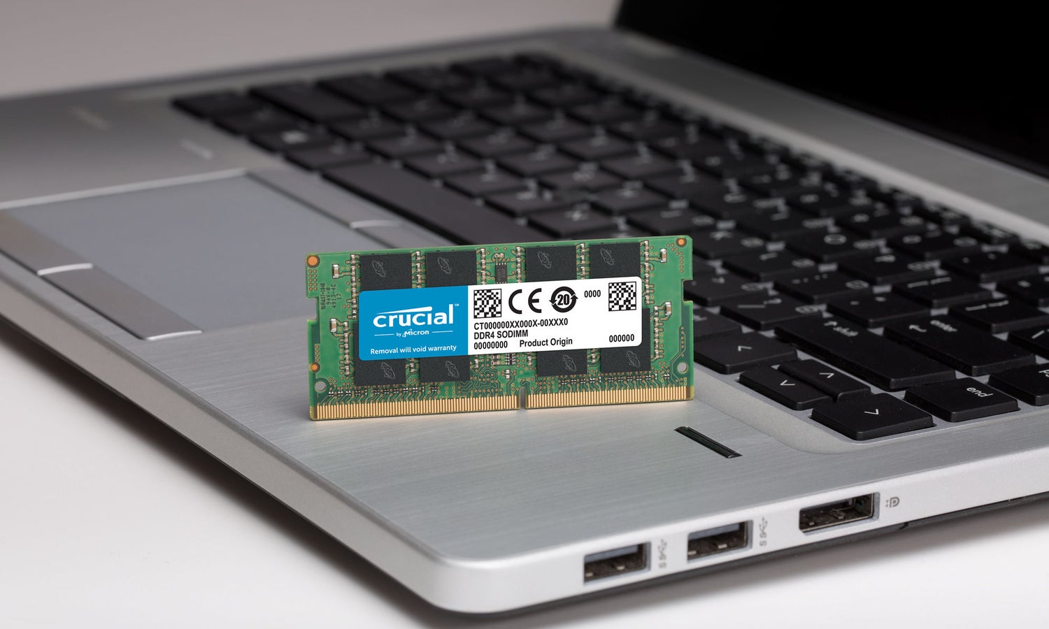 Crucial DDR4 SODIMM yaşam tarzı dizüstü bilgisayarı