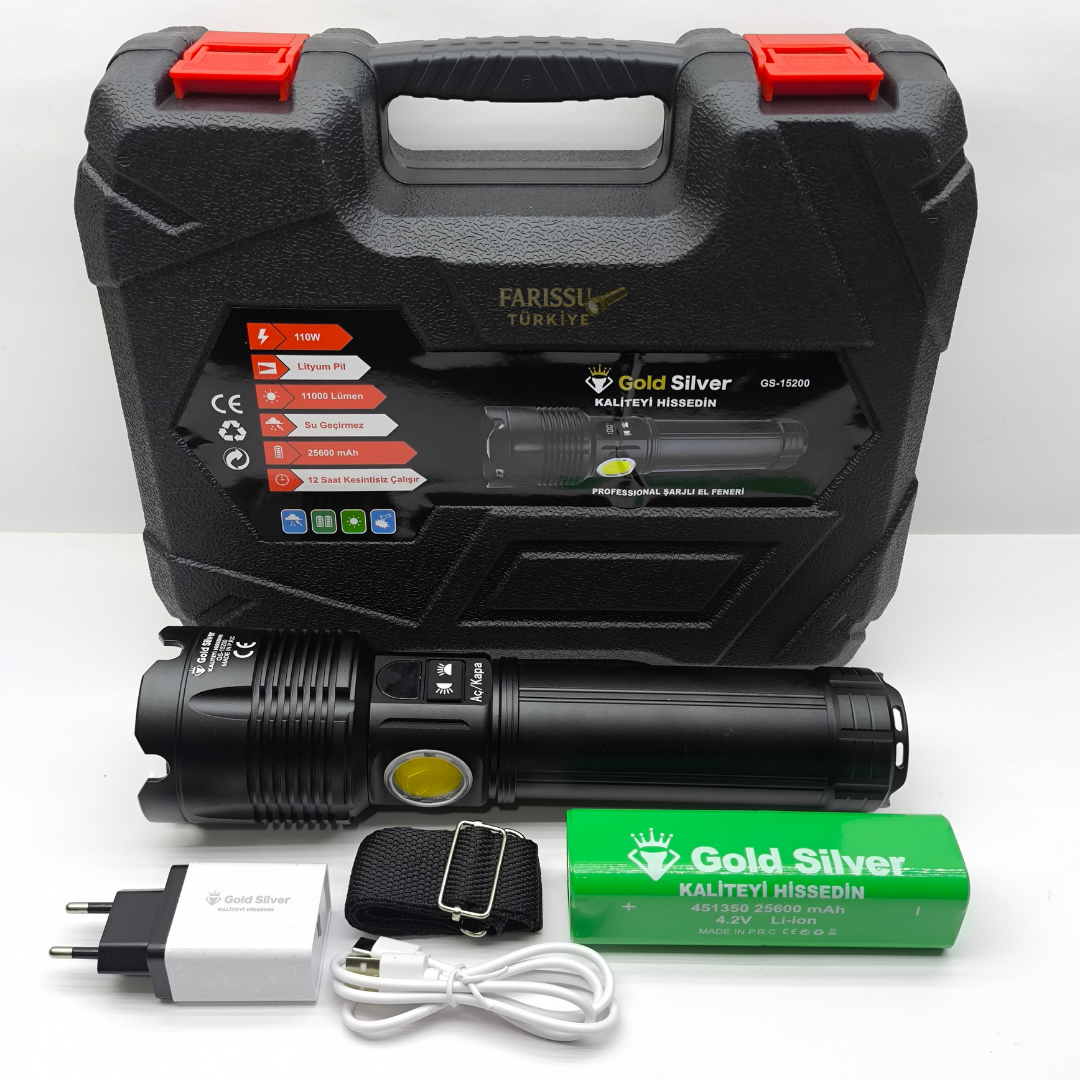 【BANDAI】ハイパークラスター フラッシュフェンリル/購入価格16,000円 farissu Gold Silver GS-15200 | 110W 11.000 Lümen - 3 Km Fiyatı