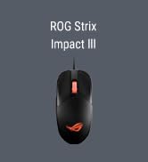 ASUS ROG Strix Impact III - Ergonomik Tasarımlı Kablolu Yarı İki Yönlü Oyun Faresi