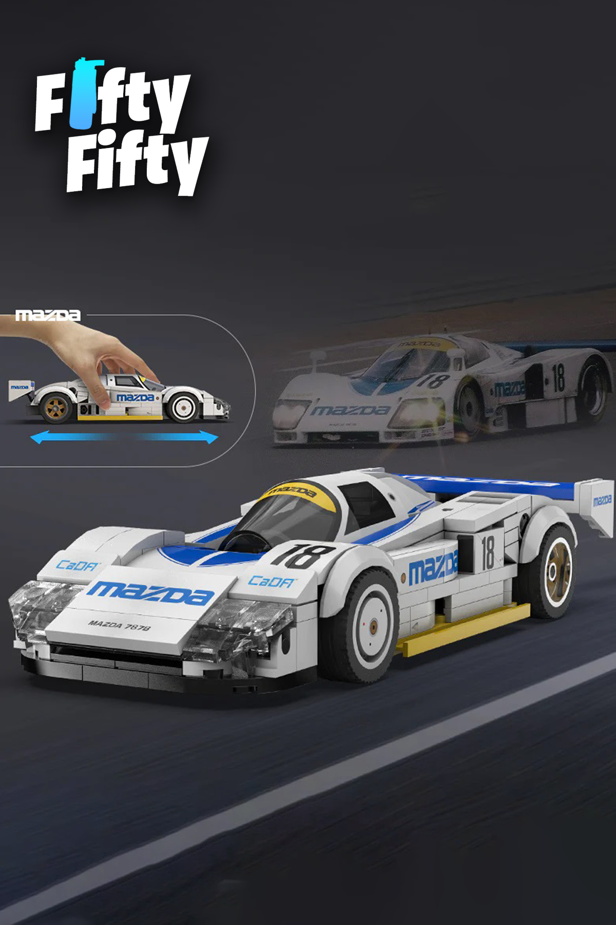 Vagonlife Cada Mazda 787B 1991-C55029W (242 Parça) Oyuncak Fiyatı