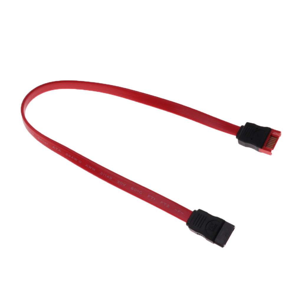 36cm Straight SATA Male To Female Cable Serial ATA Data Lead For