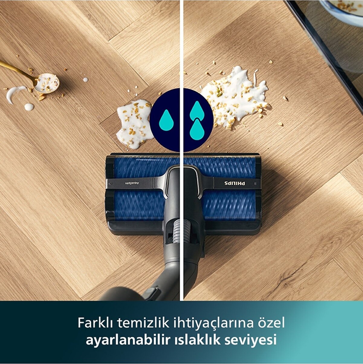 Philips Aqua Trio 9000 Serisi XW9383/01 3'ü 1 Arada Dikey Şarjlı Süpürge