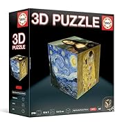 Educa - 3D Puzzle Sanatı. El Desafío puzzle yapboz en forma de cubo con total 216 parça. Yapı: Ba...