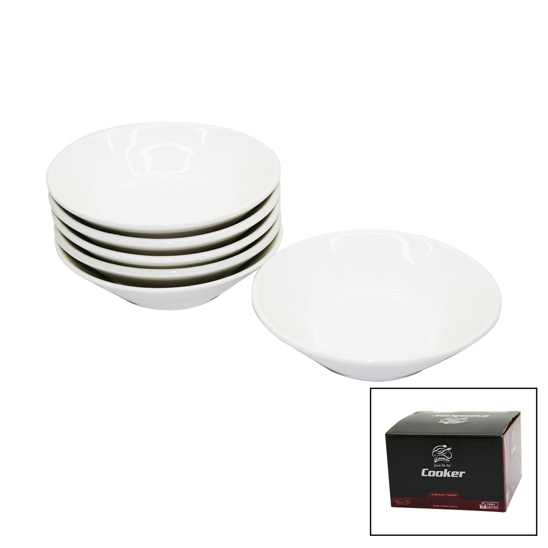 ANKAVERSE® CKR-4144 6 parça porselen çay tabak