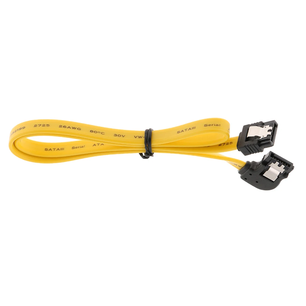 SATA 3.0 Data Cable 50cm/20'' for HDD SSD with Latching Lock 26AWG 6Gbps