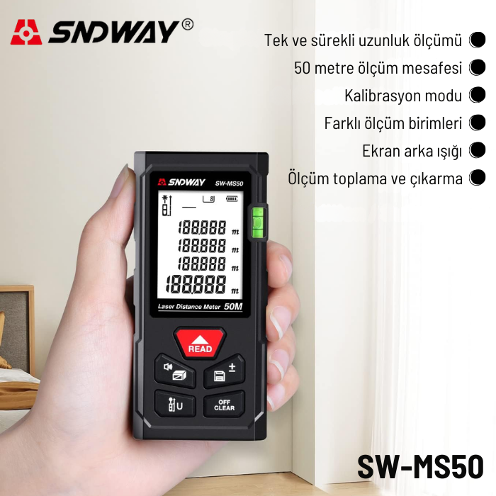 sndway sw-ms50 lazermetre