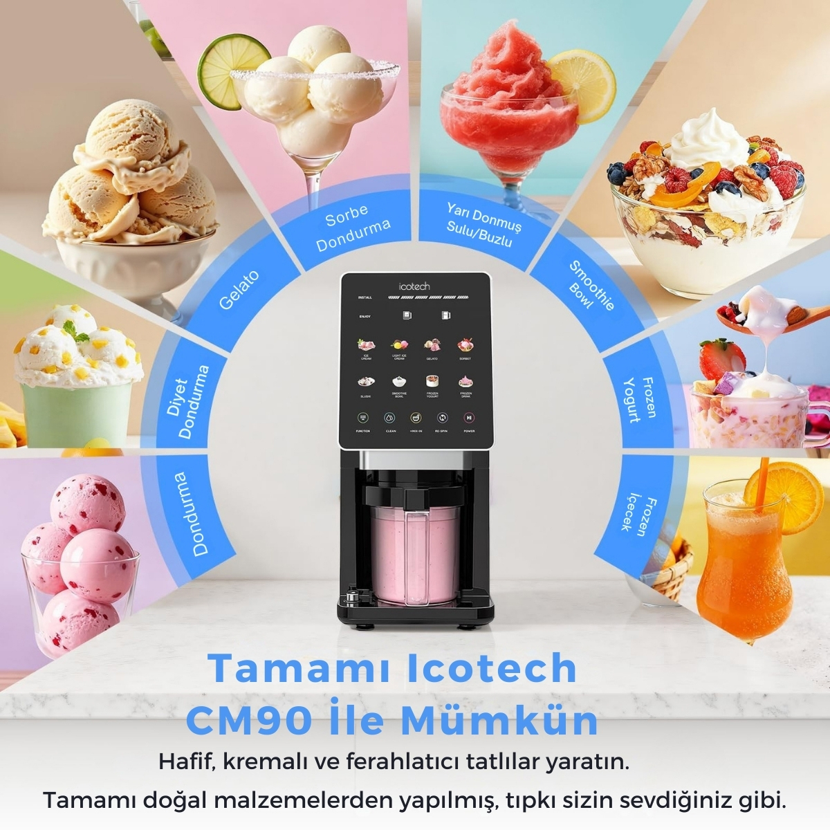 Icotech CM90 Dondurma Makinesi Ürününü İncele - Bilgi Al ve Sipariş Ver