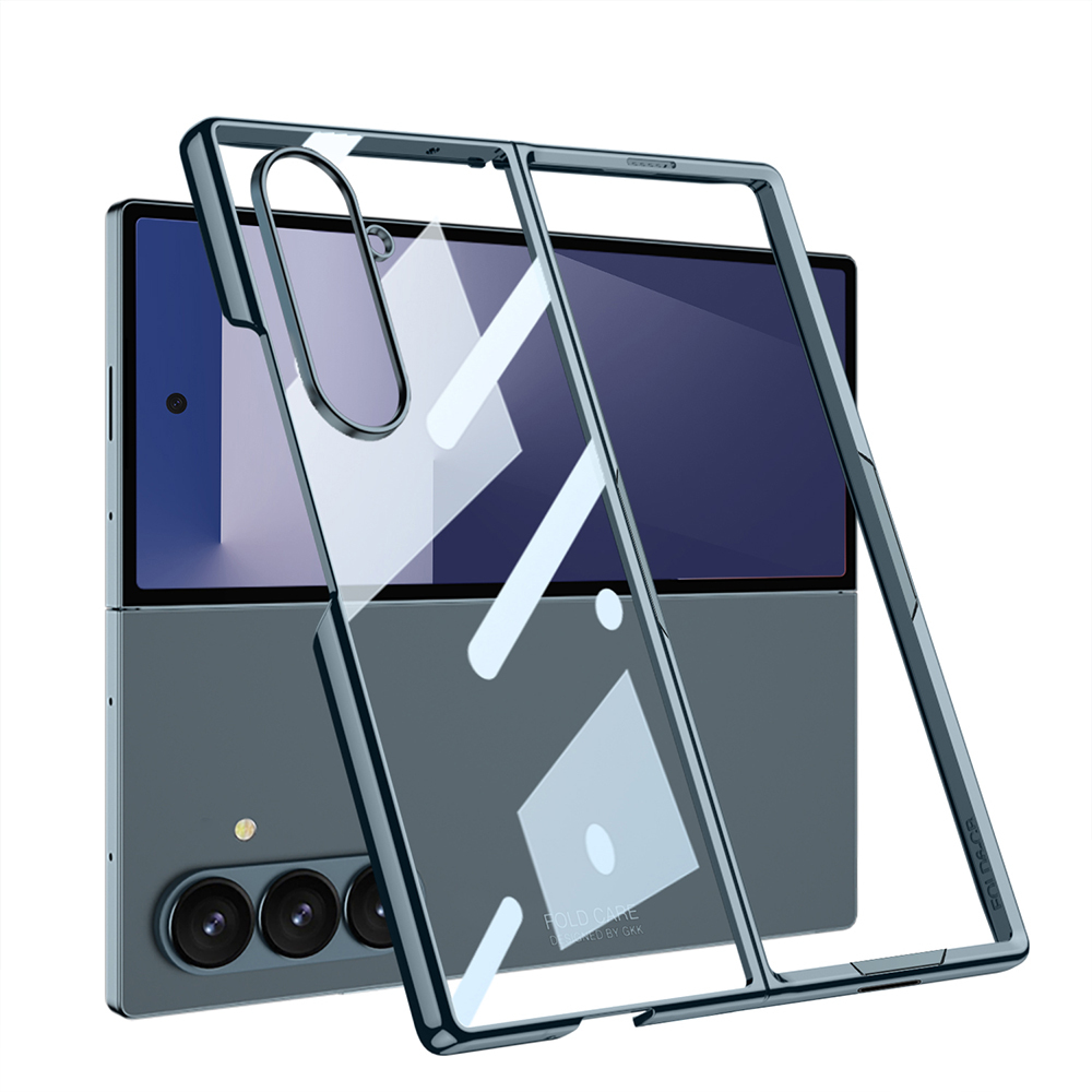 Galaxy Z Fold 7 Kılıf Zore Full Camlı Kıpta Kapak - 6