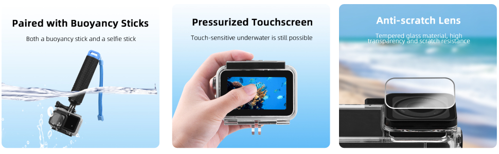 Su geçirmez kılıf DJI OSMO ACTION 4/3