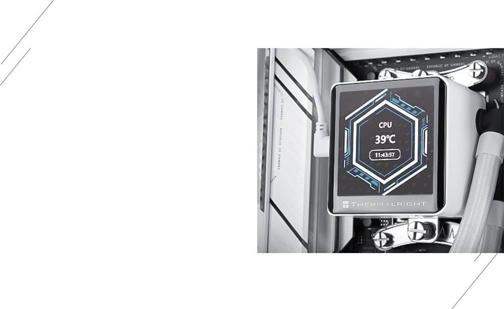 Thermalright Frozen Vision 240 White Soğutucu H2