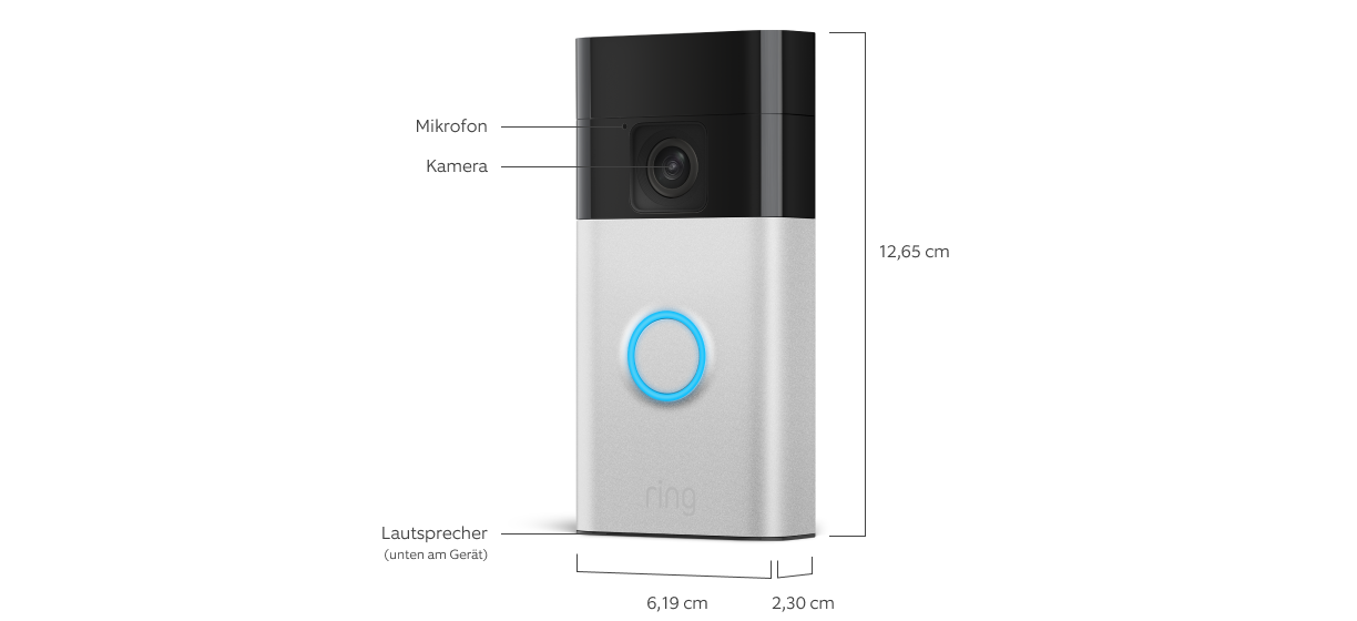 Ring Pil Görüntülü Kapı Zili