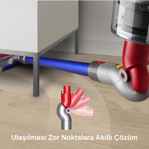 Dyson V12 Detect Slim Dikey Süpürge ile Uyumlu Mobilya Altı Adaptörü