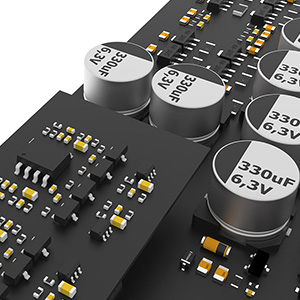 DX5 II'nin tepesi: X-Hybrid amplifikatör devresi