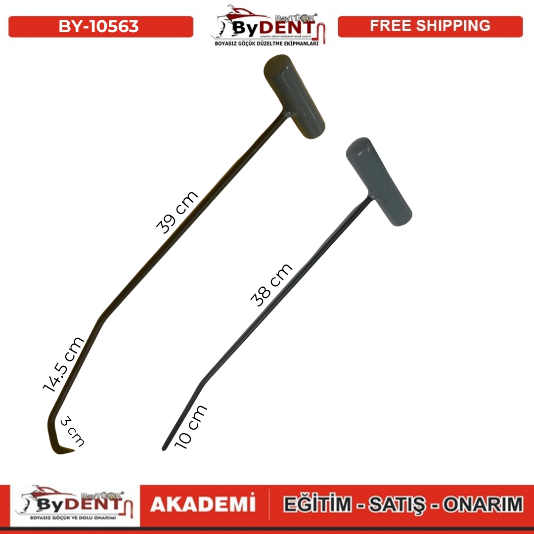 pdr, tools, göçük, düzeltme, kuşak arası, boyasız göçük, boyasız göçük düzeltme, pdr tools, otomalzemeal, bydent, göçük düzeltme ekipmanı,