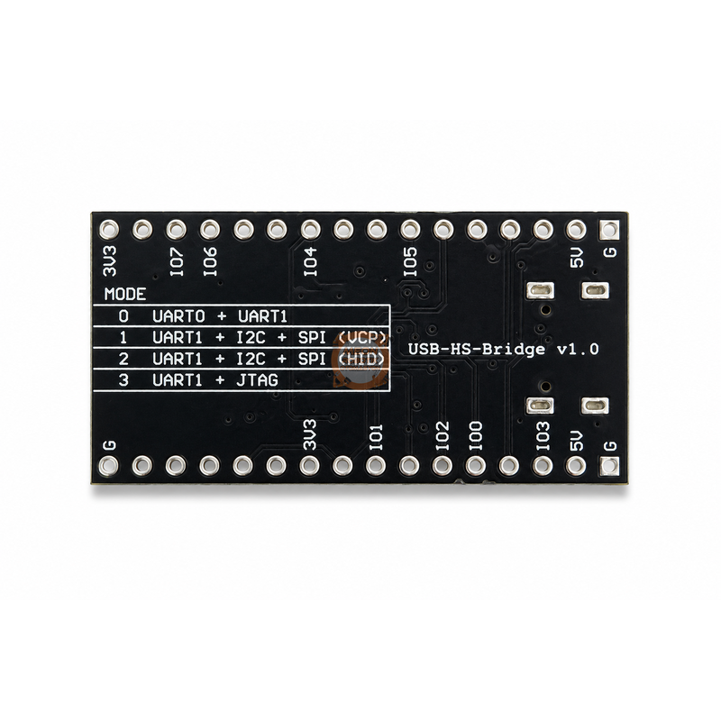 CH347T USB High-Speed Bridge kartı bağlantı ve mod görünümü