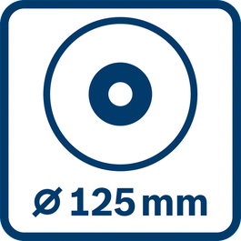 Disk çapı 125 mm 