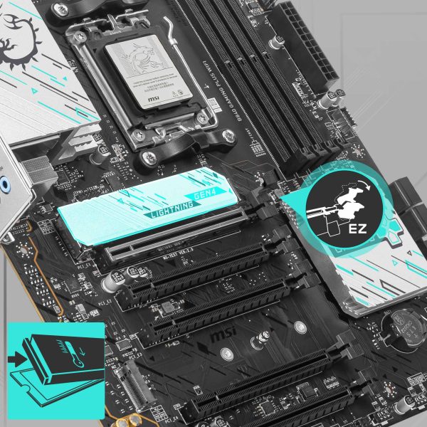 MSI B840 GAMING PLUS WIFI Anakart h8