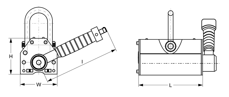 manyetik kaldıraç ebatlar