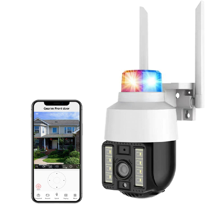 Tuya 12v Siren alarmı sistemleri açık kablosuz Ptz Web kamera Wifi akıllı Net kamera Hd Hd Video kamera