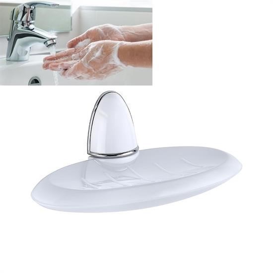 ANKAVERSE® Lüks Milenyum Sabunluk Dekoratif Beyaz Sabun Tutucu Stand