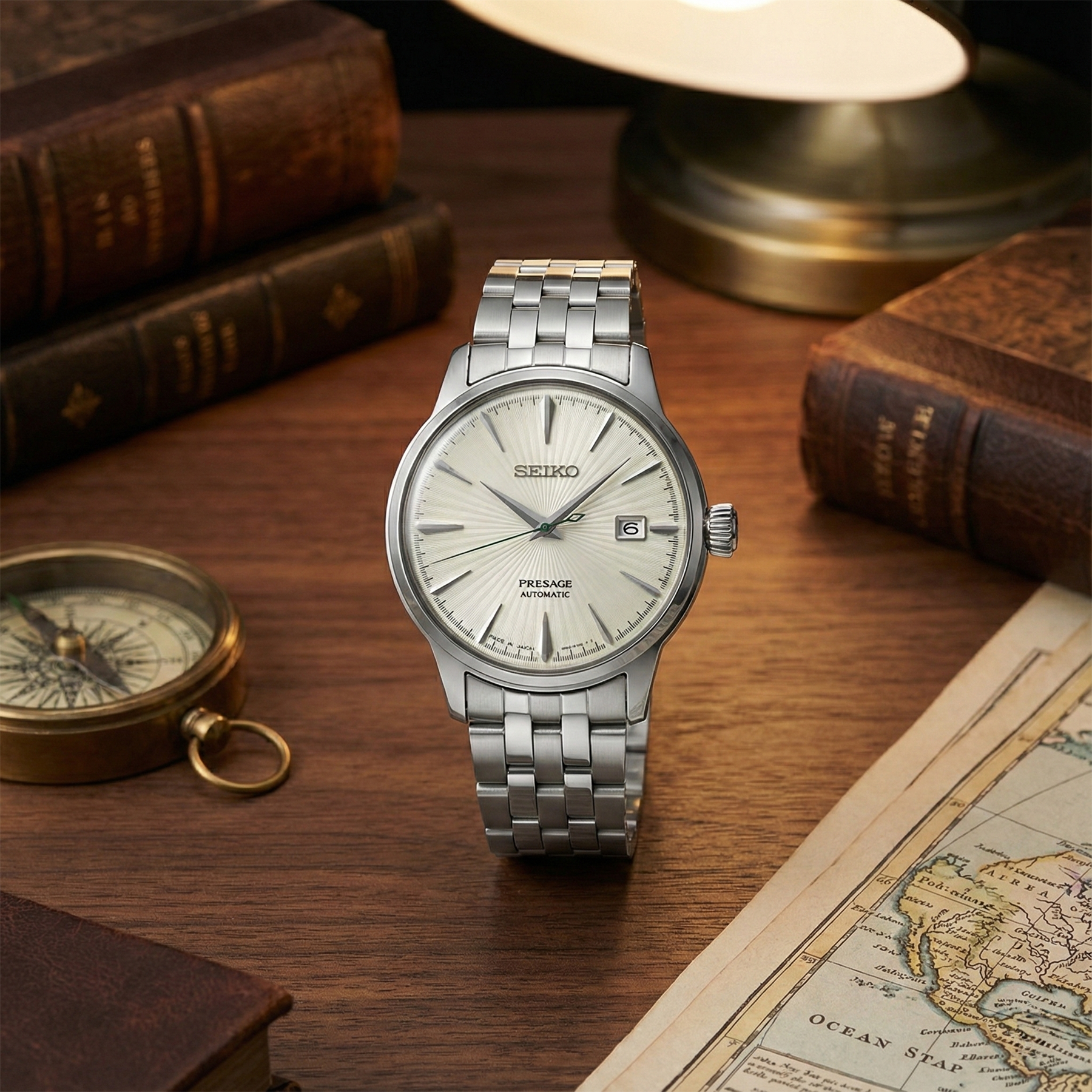 seiko presage srpg23j cocktail time otomatik erkek kol saati
