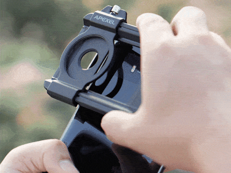 Apexel TeleMacro 6X Zoom Telefoto Makro Lens Elde ve Akıllı Telefon Fotoğrafçılığı İçin